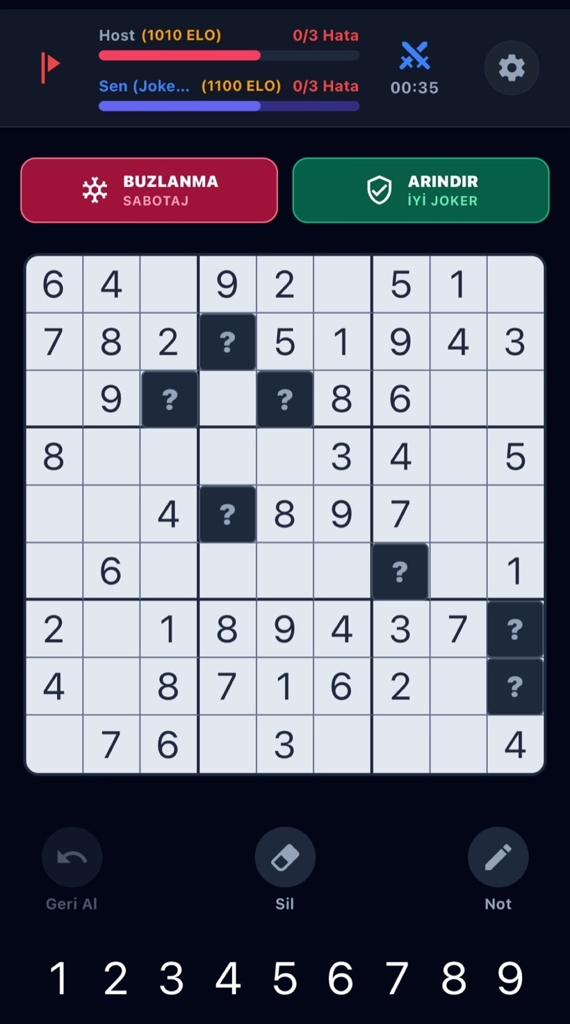 Lidoku Chaos Mode: Freeze sabotage and Cleanse joker buttons